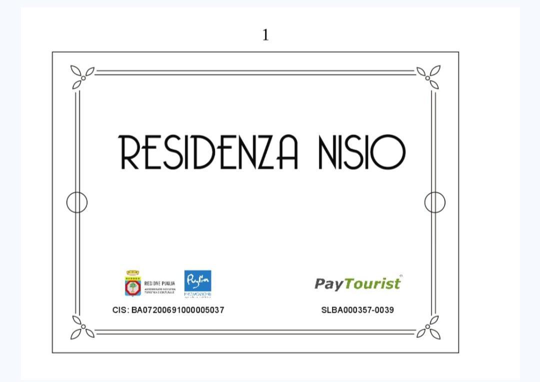Residenza Nisio Βίλα Μπάρι Δωμάτιο φωτογραφία